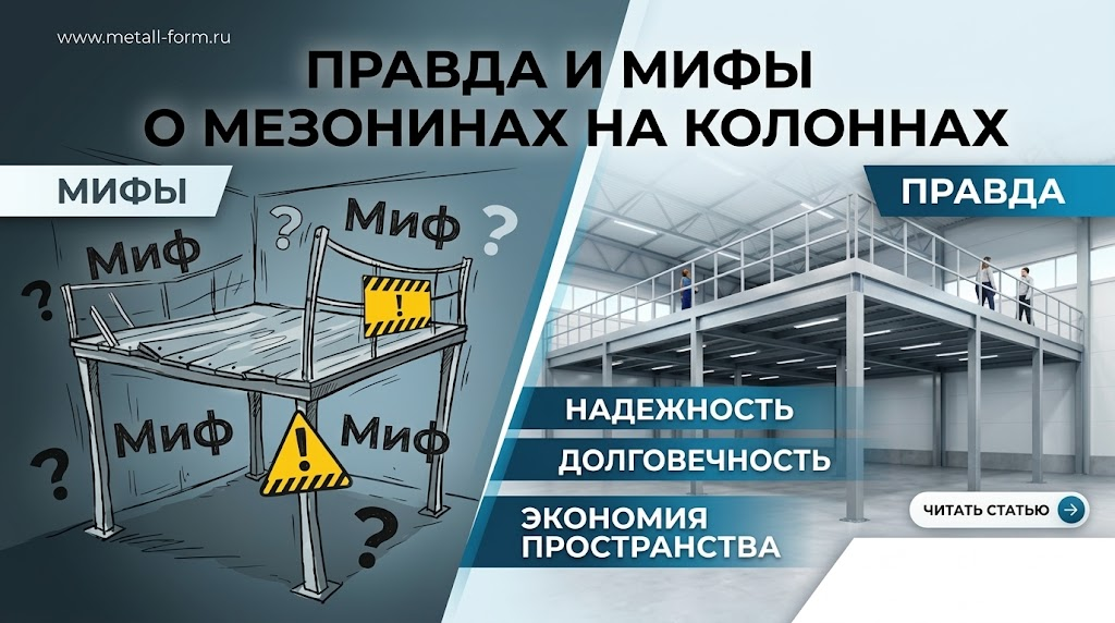Правда и мифы о мезонинах на колоннах
